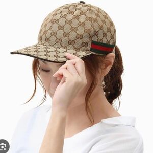 AUTHENTIC Gucci Monogram Cap